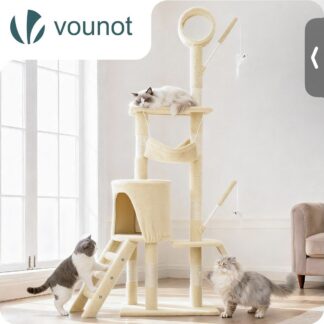 Vounot Arbre à Chat 155 cm Multi-Niveaux